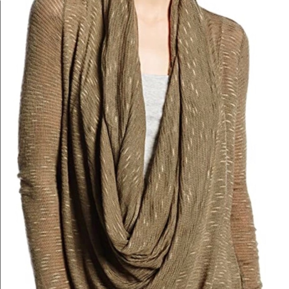 DKNY Snap and Wrap Sweater in white - Picture 7 of 8